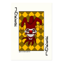 Joker Playing Card Business Cards