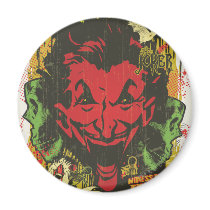 Joker Retro Comic Book Montage Fridge Magnet