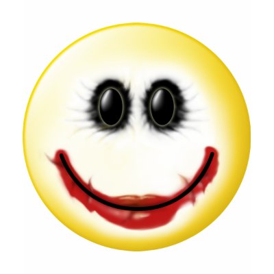 joker face makeup. Joker Smiley Face Shirt by