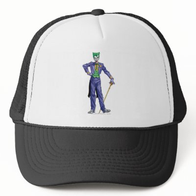 Joker stands with Cane hats