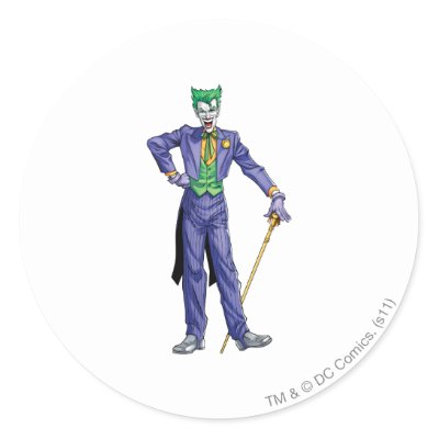 Joker stands with Cane stickers