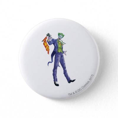 Joker stands with gun buttons