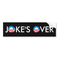 Joke's Over bumper stickers by OBumper Joke's Over bumper stickers