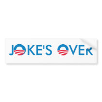 Joke's Over bumper stickers by OBumper Joke's Over bumper stickers