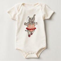 Jollie, The Elephant Baby Shirt by sweet_lemmon Jollie, The Elephant Baby Shirt
