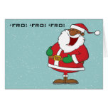Jolly Black Saint Nicholas 2 Cards