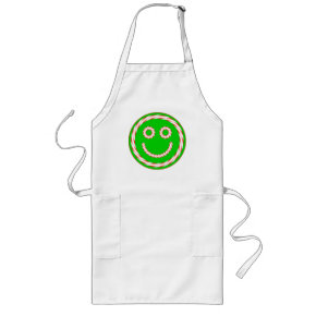 Jolly Candy Cane Face Apron apron