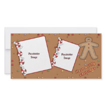 Jolly Christmas - Gingerbread Design photo cards