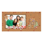 Jolly Christmas - Gingerbread House Picture Card