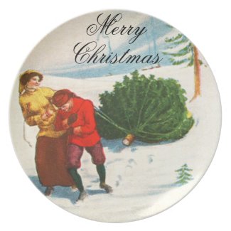 Jolly Christmas Plate