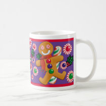 JOLLY GINGERBREAD Mug by gardensofeve JOLLY GINGERBREAD Mug
