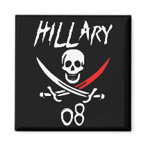 Jolly HILLARY 08 {Blood Tip} magnets