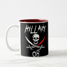 Jolly HILLARY 08 {Blood Tip} Mug