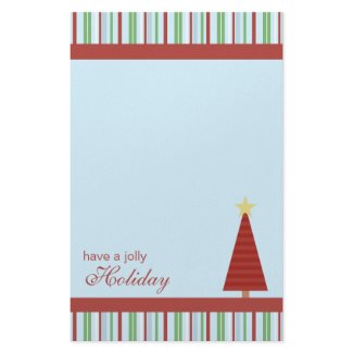 Jolly Holiday Christmas Stationery stationery