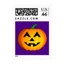 Jolly Jack O'Lantern Postage Stamps by mariannegilliand Jolly Jack O'Lantern Postage Stamps