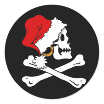 Jolly Kris Kringle Roger Sticker by BlackCards Jolly Kris Kringle Roger Sticker