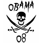 Jolly OBAMA 08 {Blackbeard} t-shirts