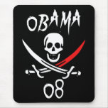 Jolly OBAMA 08 {Blood Tip} Mouse Pads