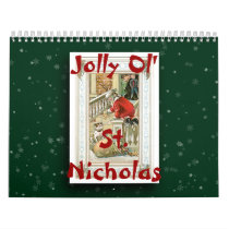Jolly Ol' St. Nicholas Calendar by DigitalCollageShoppe Jolly Ol' St. Nicholas Calendar
