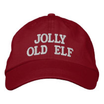 Jolly Old Elf Embroidery Cap embroidered hats by xmasstore Jolly Old Elf Embroidery Cap embroidered hats