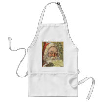 Jolly Old Fashion Santa Apron by merleon Jolly Old Fashion Santa Apron