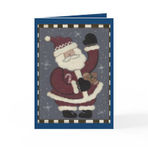 Jolly Old Saint Nick Christmas Card by CowPieCreek Jolly Old Saint Nick Christmas Card