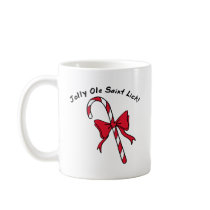 Jolly Ole Saint Lick Candy Cane Mug