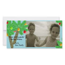Jolly Palm Trees/ Photo Greeting Card