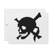 Jolly Roger #1-Black invitations