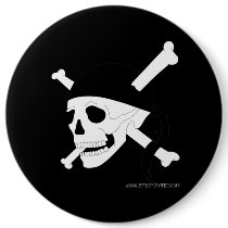 Jolly Roger #1 buttons by epicpirates Jolly Roger #1 buttons