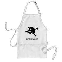 Jolly Roger # 2-Black aprons by epicpirates Jolly Roger # 2-Black aprons
