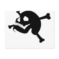 Jolly Roger # 2-Black postcards by epicpirates Jolly Roger # 2-Black postcards