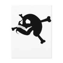 Jolly Roger # 2-Black postcards by epicpirates Jolly Roger # 2-Black postcards