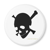 Jolly Roger #3-Black magnets