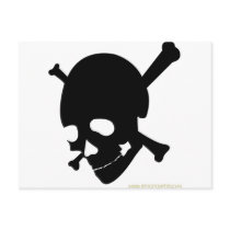 Jolly Roger #3-Black postcards by epicpirates Jolly Roger #3-Black postcards
