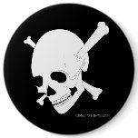 Jolly Roger #3 Pinback Buttons