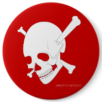Jolly Roger #3 buttons by epicpirates Jolly Roger #3 buttons