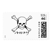 Jolly Roger Ahoy postage by fullofNuts Jolly Roger Ahoy postage