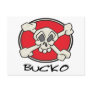 Jolly Roger Bucko design Post Cards