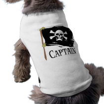 Jolly Roger Captain pet clothing