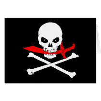 Jolly Roger (cutlass) Greeting Card