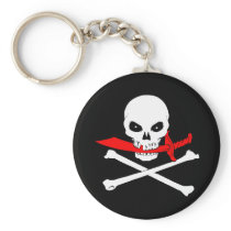 Jolly Roger (cutlass) Keychain