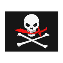 Jolly Roger (cutlass) Postcard
