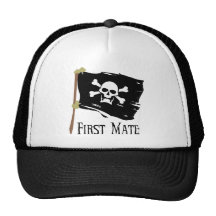 Jolly Roger First Mate Mesh Hat