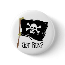Jolly Roger Got Rum Button