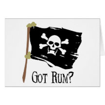 Jolly Roger Got Rum Card