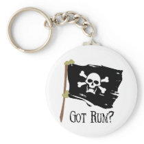Jolly Roger Got Rum Key Chains