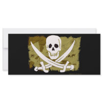 Jolly Roger Map #10 Custom Rack Card