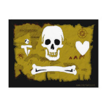 Jolly Roger Map #2 postcards by epicpirates Jolly Roger Map #2 postcards