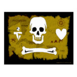Jolly Roger Map #2 Postcards